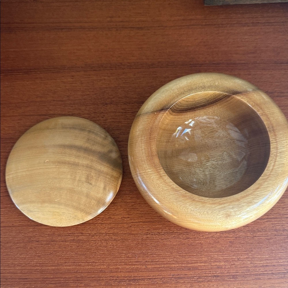 Myrtle Wood Trinket Box the Wooden Nickel Oregon - Picture 4 of 7